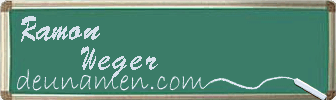 Ramon Weger Visitenkarte